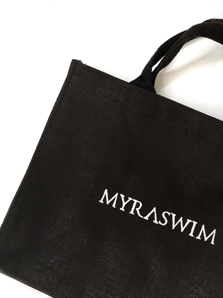 Beach Tote - Large | Black - MYRA SWIM