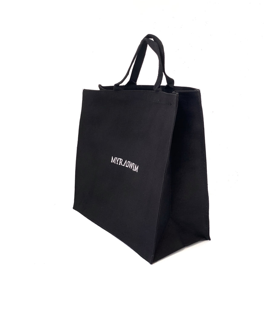 Beach Tote - Large | Black - MYRA SWIM