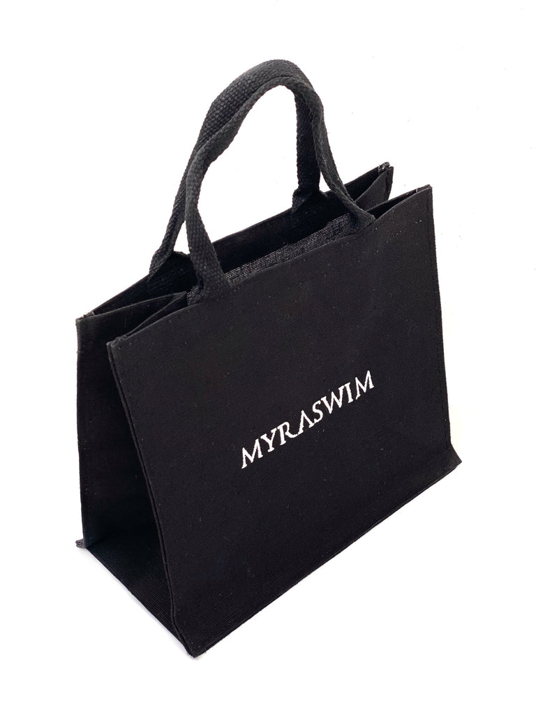 Beach Tote - Small | Black - MYRA SWIM