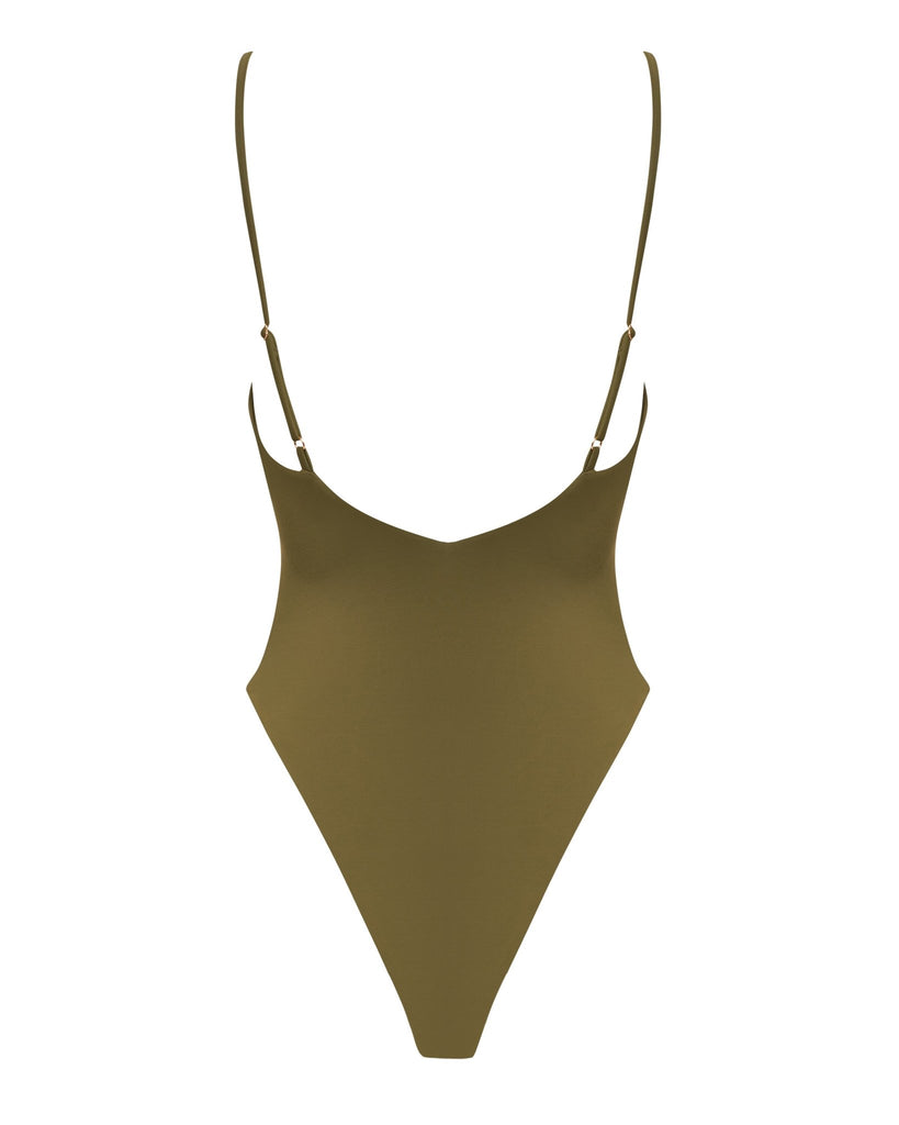 Bracken One Piece | Army - MYRA SWIM
