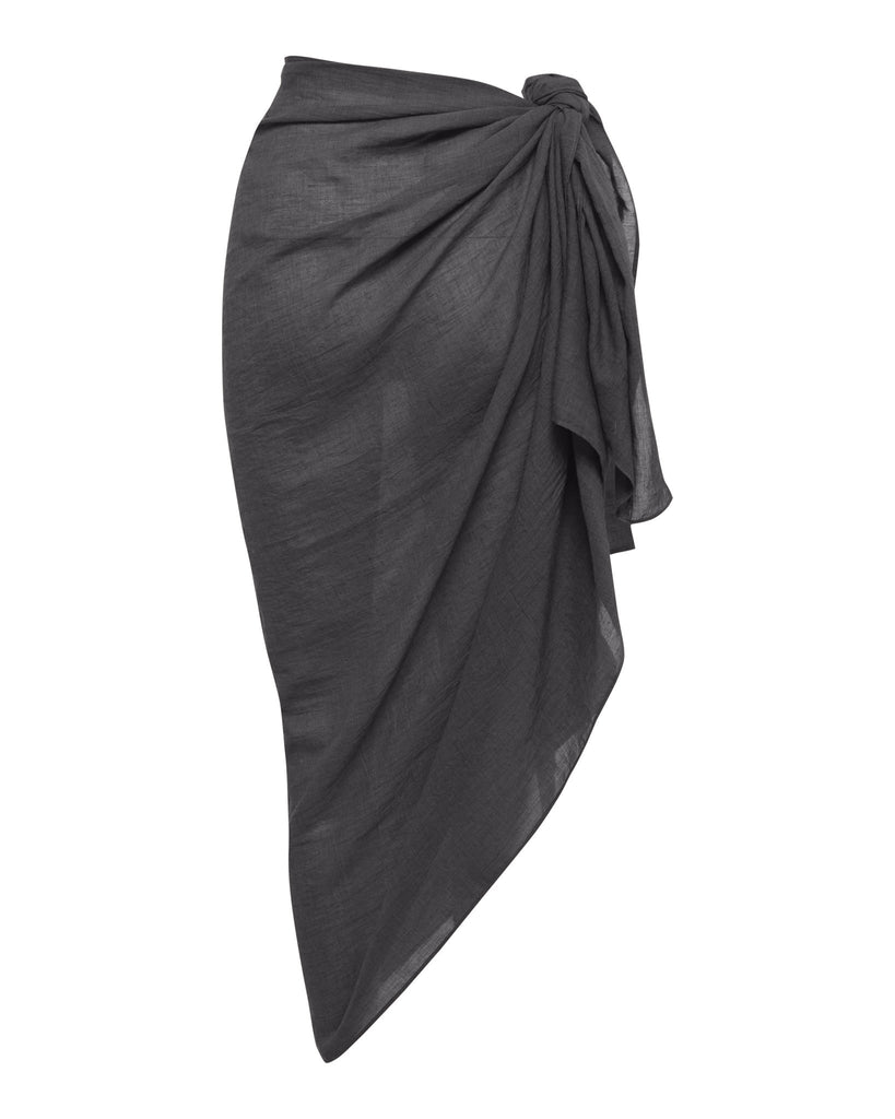 Dexter Sarong | Graphite - MYRA SWIM