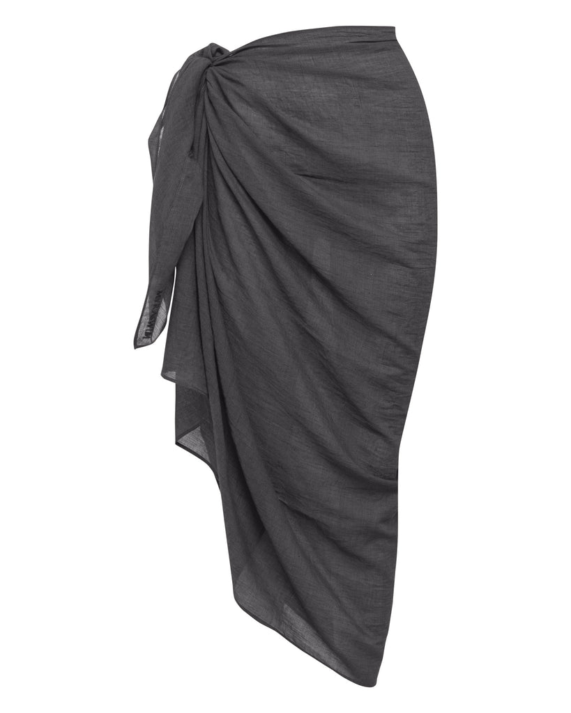 Dexter Sarong | Graphite - MYRA SWIM