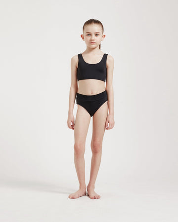 Diego Top - Mini | Black - MYRA SWIM