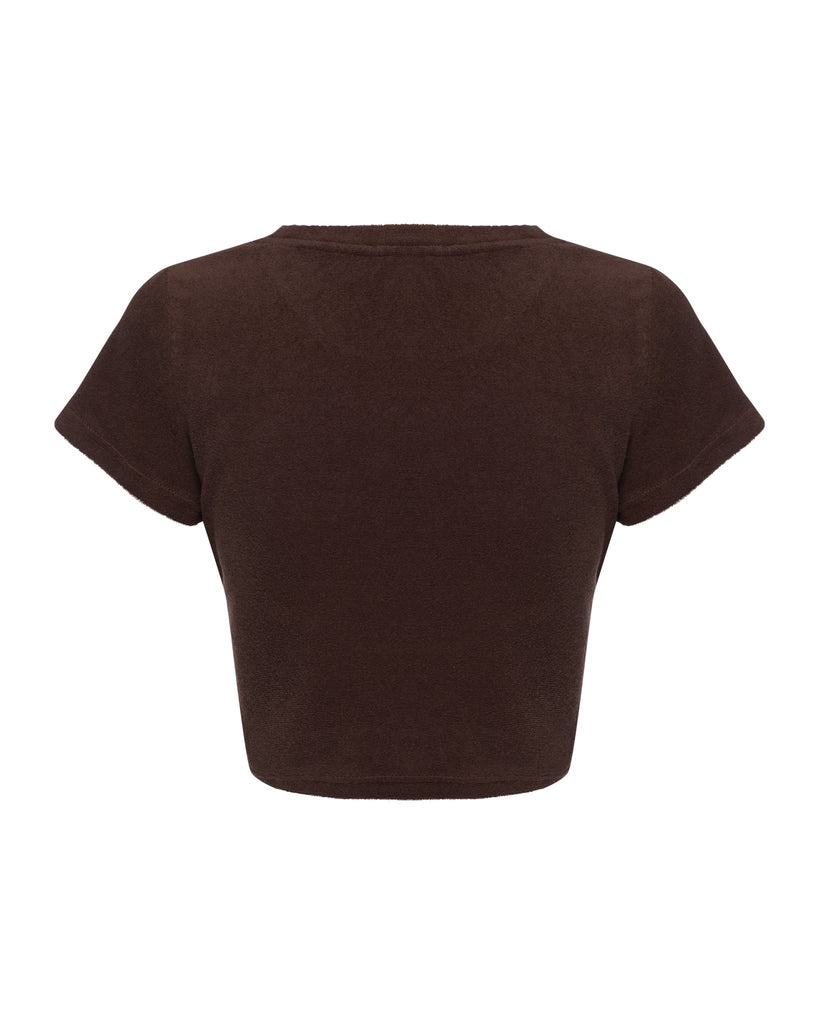 Elvi Top | Chocolate - MYRA SWIM