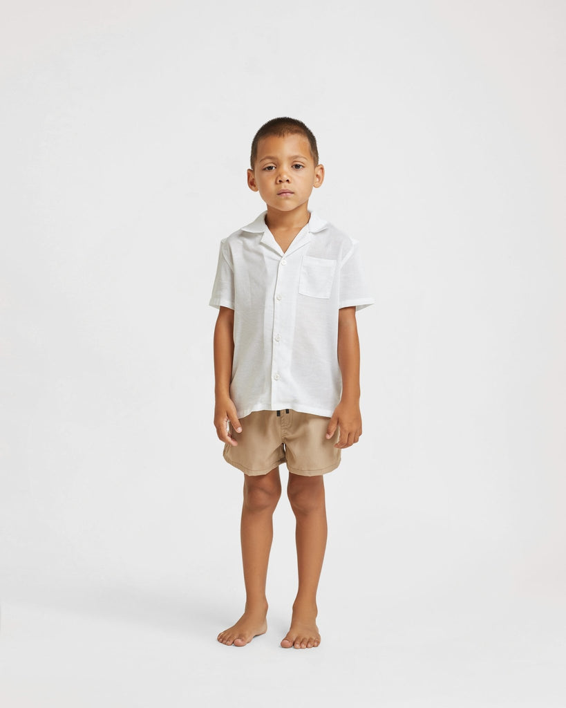 Knox Mini Shirt | Vanilla - MYRA SWIM