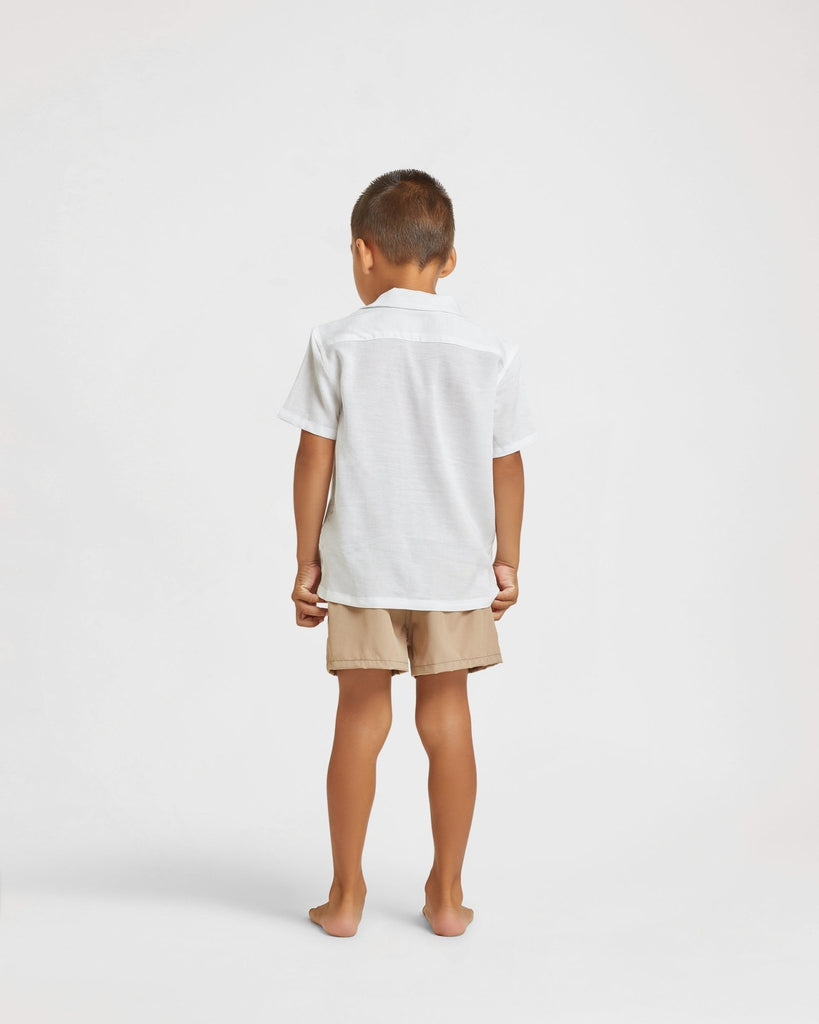 Knox Mini Shirt | Vanilla - MYRA SWIM
