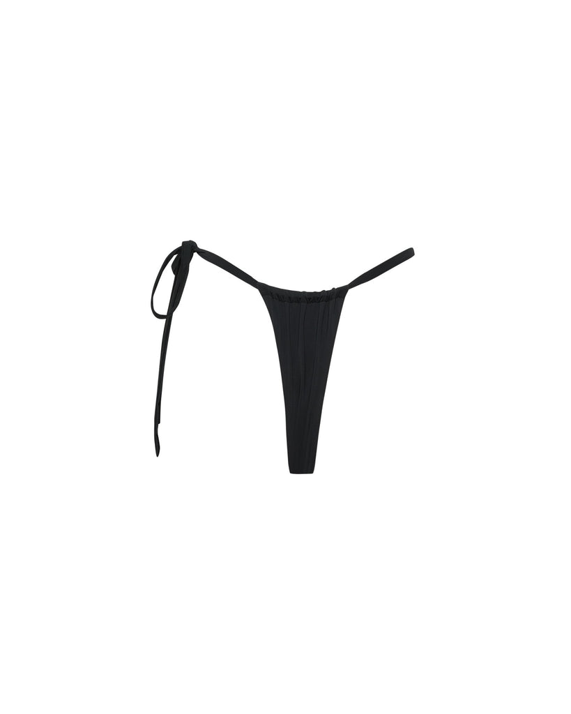 Kyle Bottom | Black - MYRA SWIM