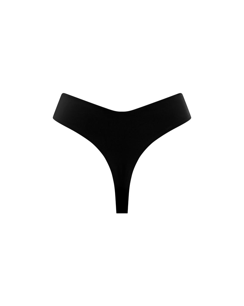 Lauren Bottom | Black - MYRA SWIM