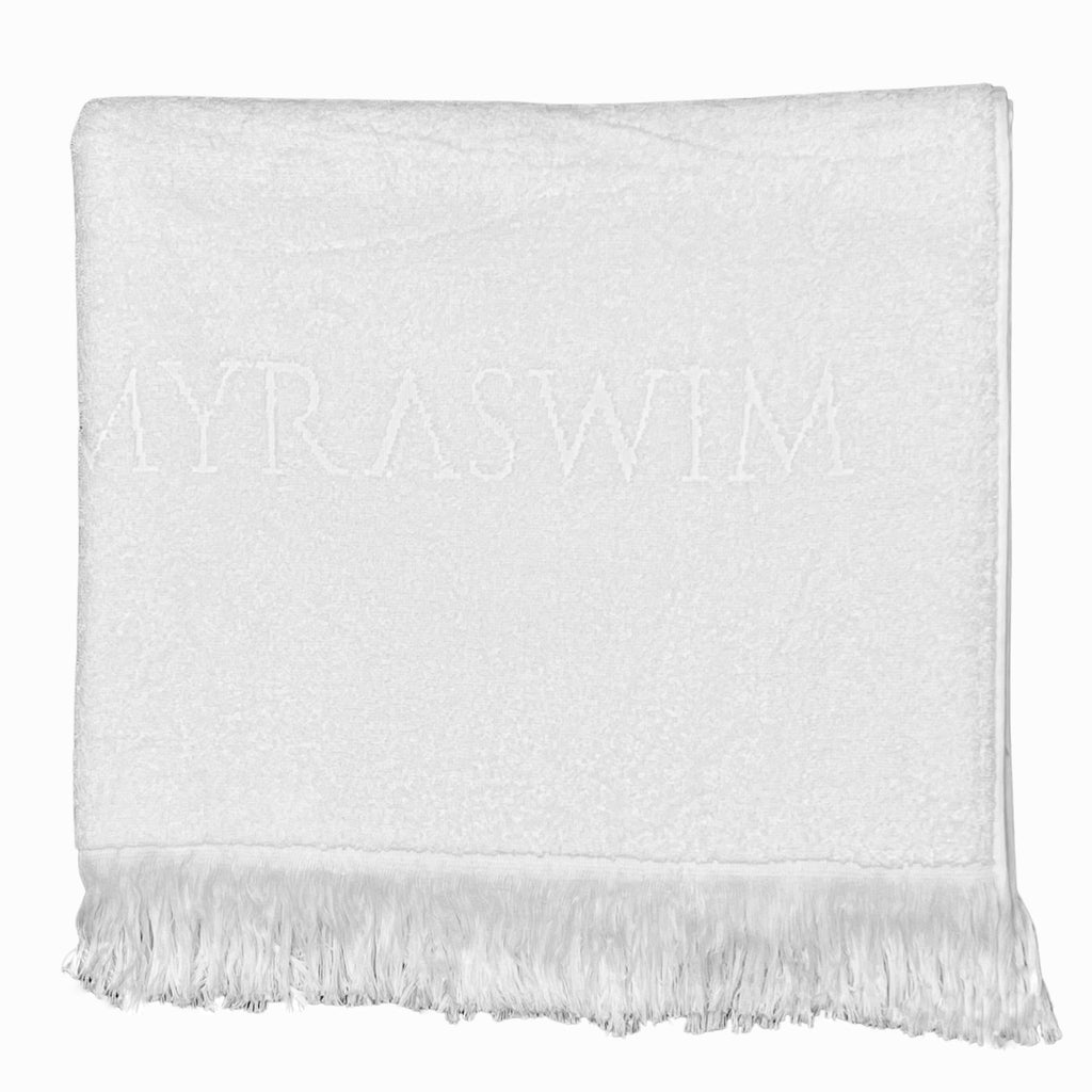 Myraswim Beach Towel | White - MYRA SWIM