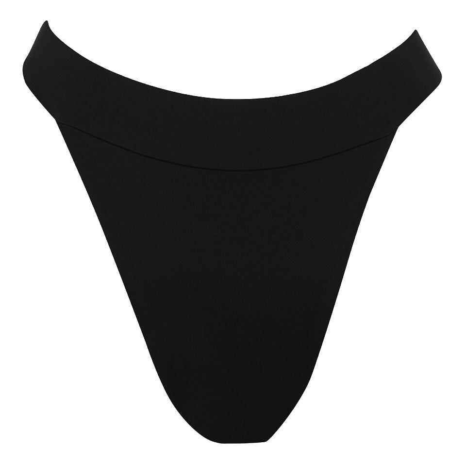 Stevie Bottom | Black - MYRA SWIM