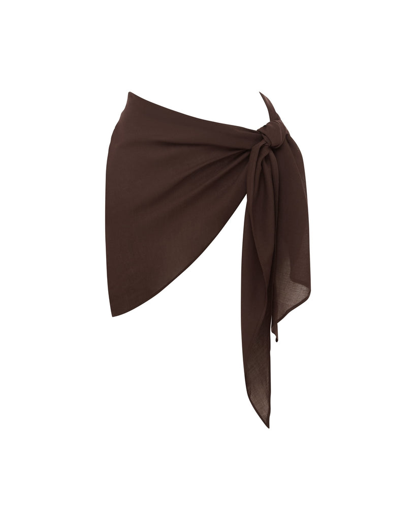 Vory Sarong | Chocolate - MYRA SWIM