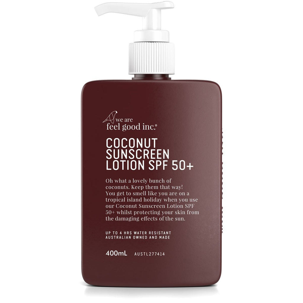 We Are Feel Good Inc - Coconut Sunscreen Lotion SPF 50+ // 400ml - MYRA SWIM