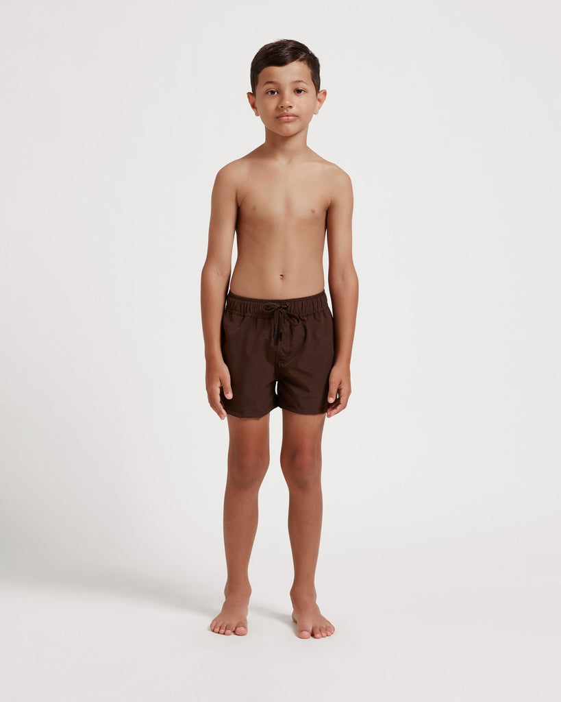 Zephyr Mini Trunks | Chocolate - MYRA SWIM